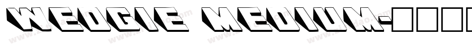 Wedgie Medium字体转换